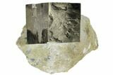 Pyrite Cube In Rock - Navajun, Spain #118234-1